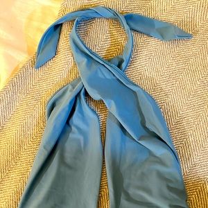 Aerie light blue plunge one piece (worn once) XL